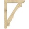 Ekena Millwork Balboa Craftsman Rough Sawn Bracket, Douglas Fir, 4"W x 30"D x 42"H BKT04X30X42BOA04RDF - alternate 3